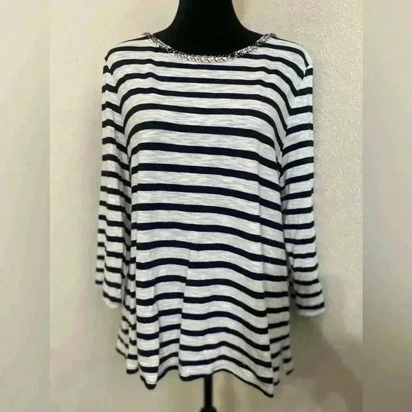 Chico’s Dress Up or Down Blouse Size 3 - Picture 1 of 5